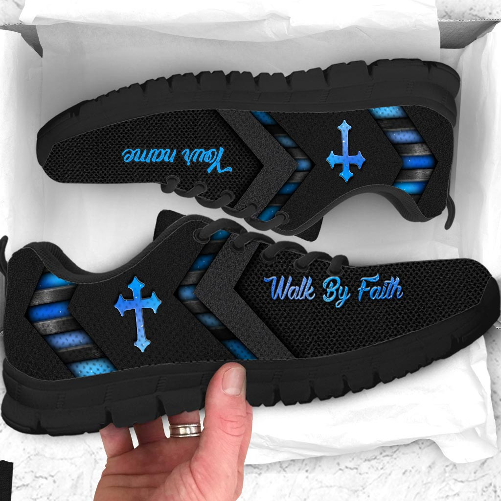 Walk By Faith – Personalized Christian Sneakers