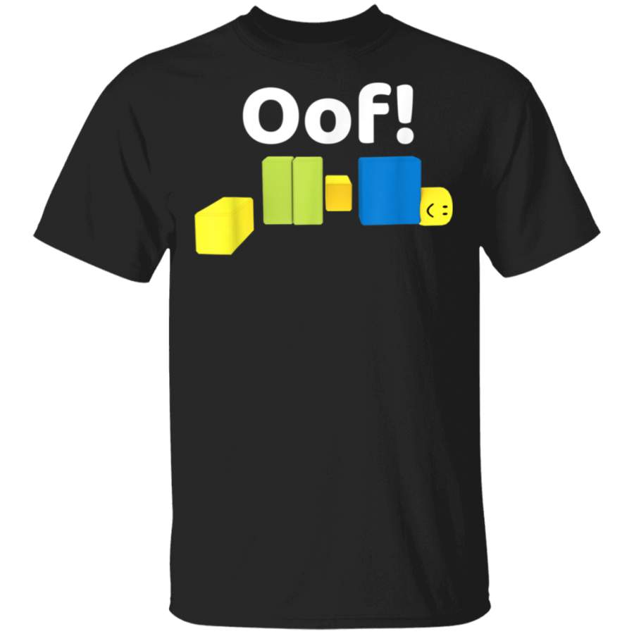 OOF! Funny Blox Noob Gamer T- Shirt Gifts For Gamers