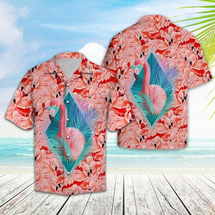 Cute Flamingo Hawaii Shirt Unisex Adult Ha50539