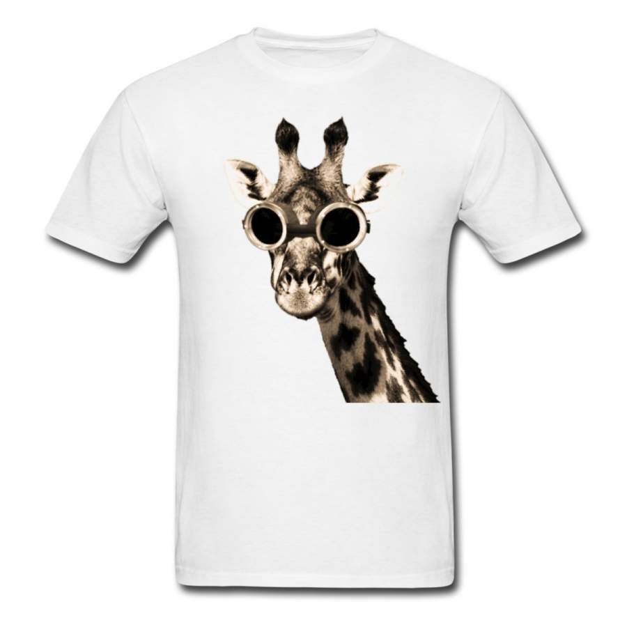 Steampunk Giraffe With Welding Googles Men’S T-Shirt By Spreadshirt