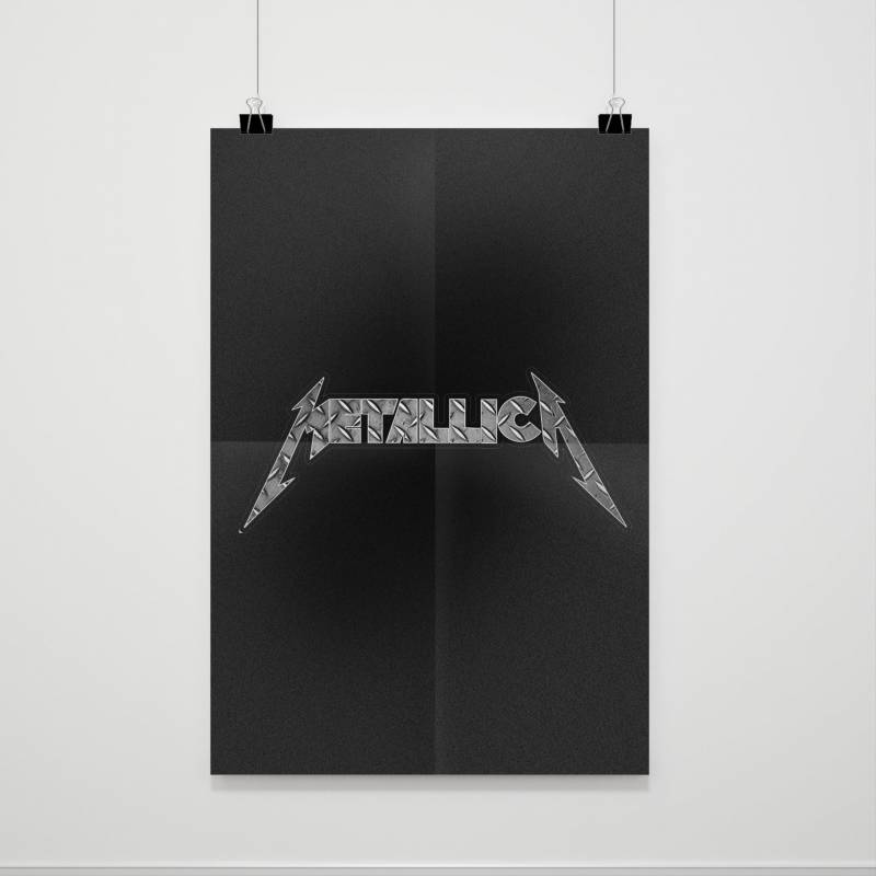 Band Rock Metallica Logo Poster