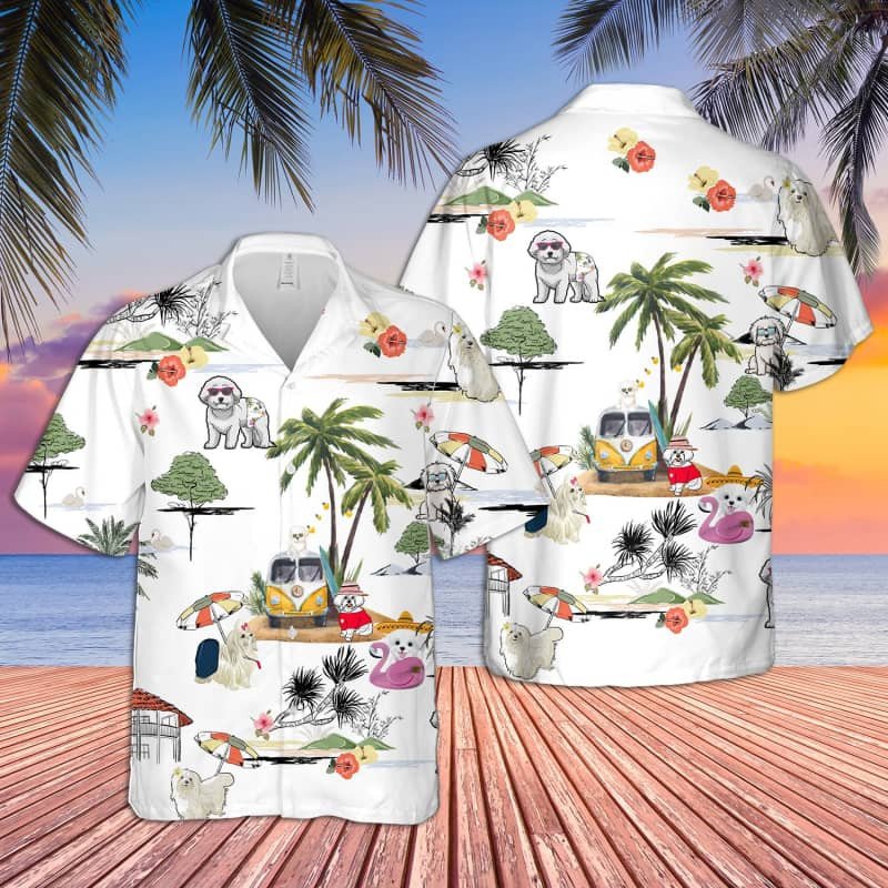 Felacia Unisex Maltese Beach Hawaii Shirt Ha2484