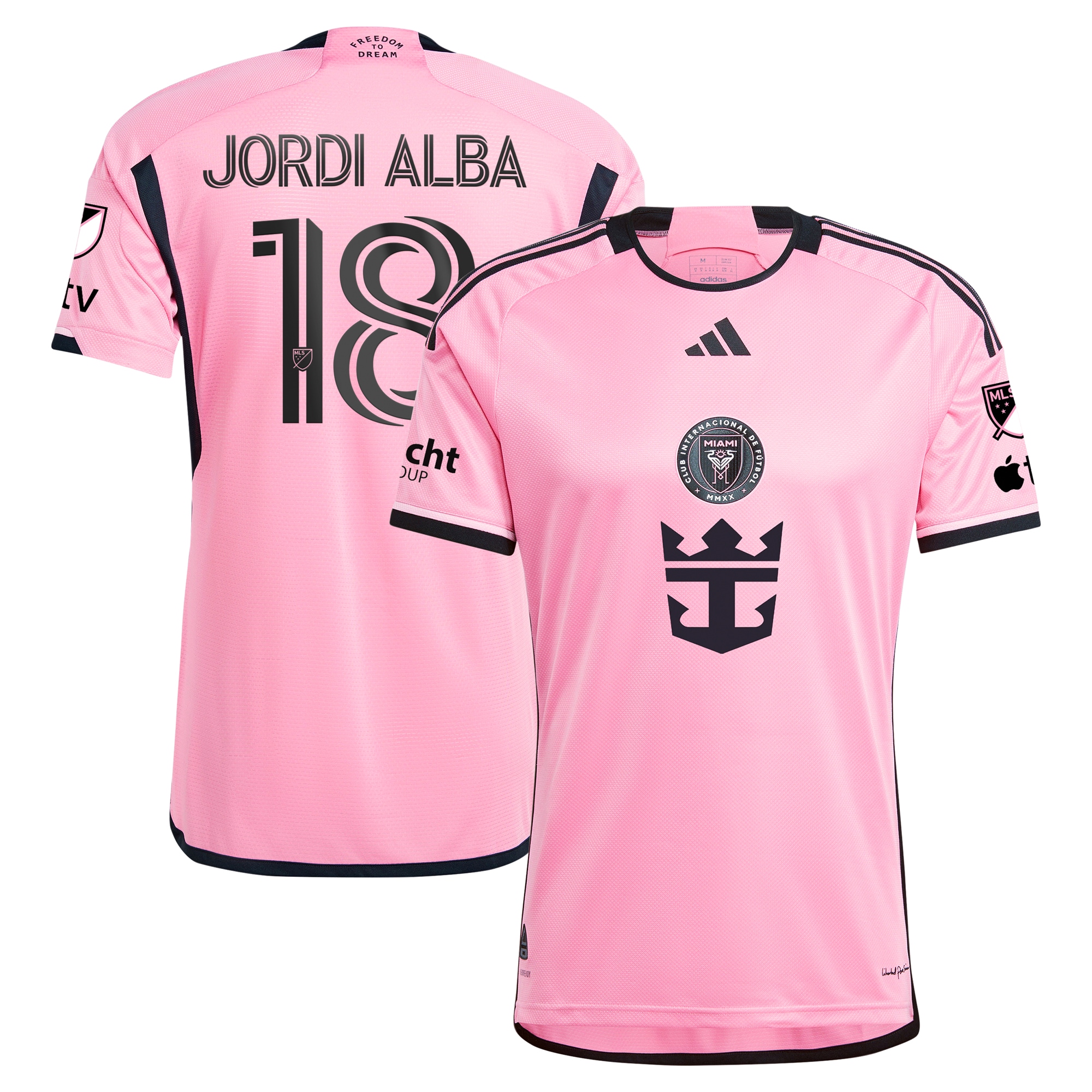 Jordi Alba Ramos Inter Miami CF 2024 2getherness Authentic Player Jersey – Pink