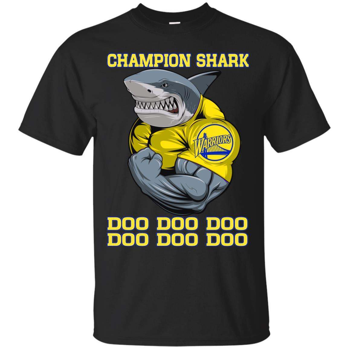 Shop Champion Shark Im A Warrior Doo Doo Doo Shirt