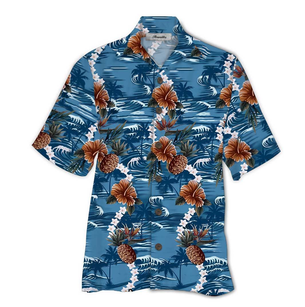 Beach Blue High Quality Unisex Hawaii Shirt For Men And Women Ha31466