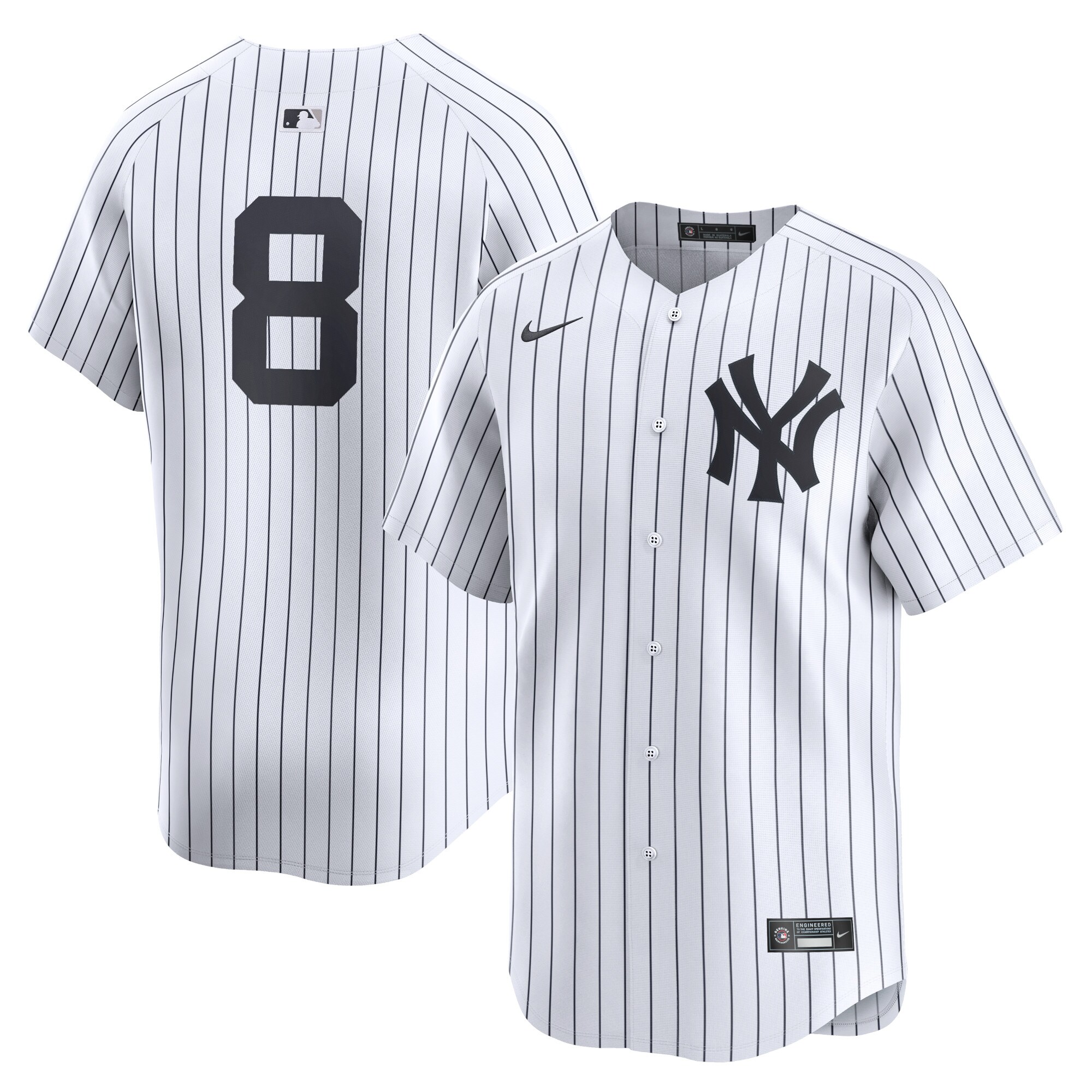 Yogi Berra New York Yankees Home Limited Player Jersey – White