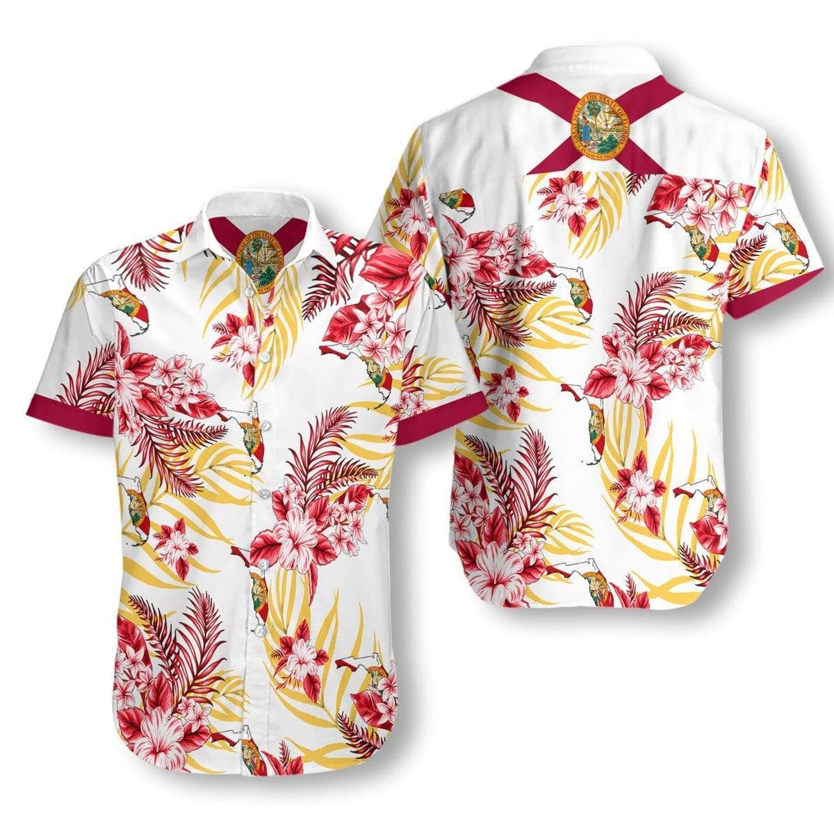 Hawaii Aloha Shirts Florida Proud Hawaii Shirt For Hawaii Ha44941