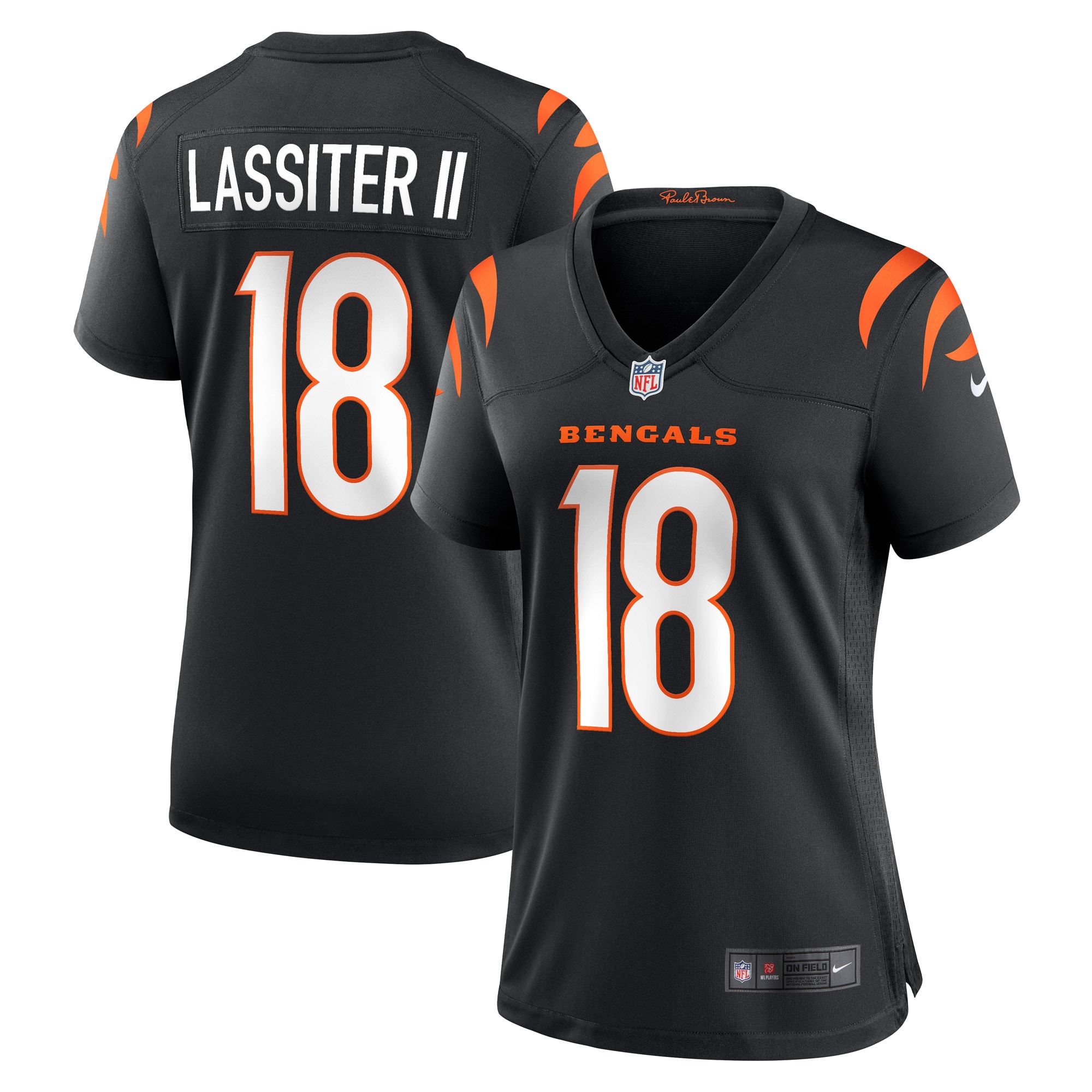 Women’s Cincinnati Bengals Kwamie Lassiter II Black Game Player Jersey