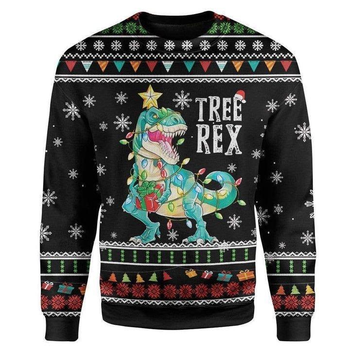 Tree Rex Ugly Christmas Sweater | For Men & Women | Adult | Us1413