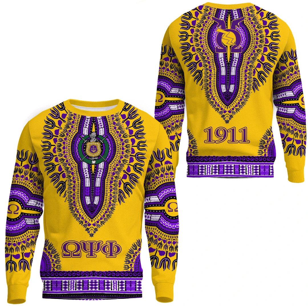 Africa Zone Sweatshirt – Omega Psi Phi Dashiki Sweatshirts A31