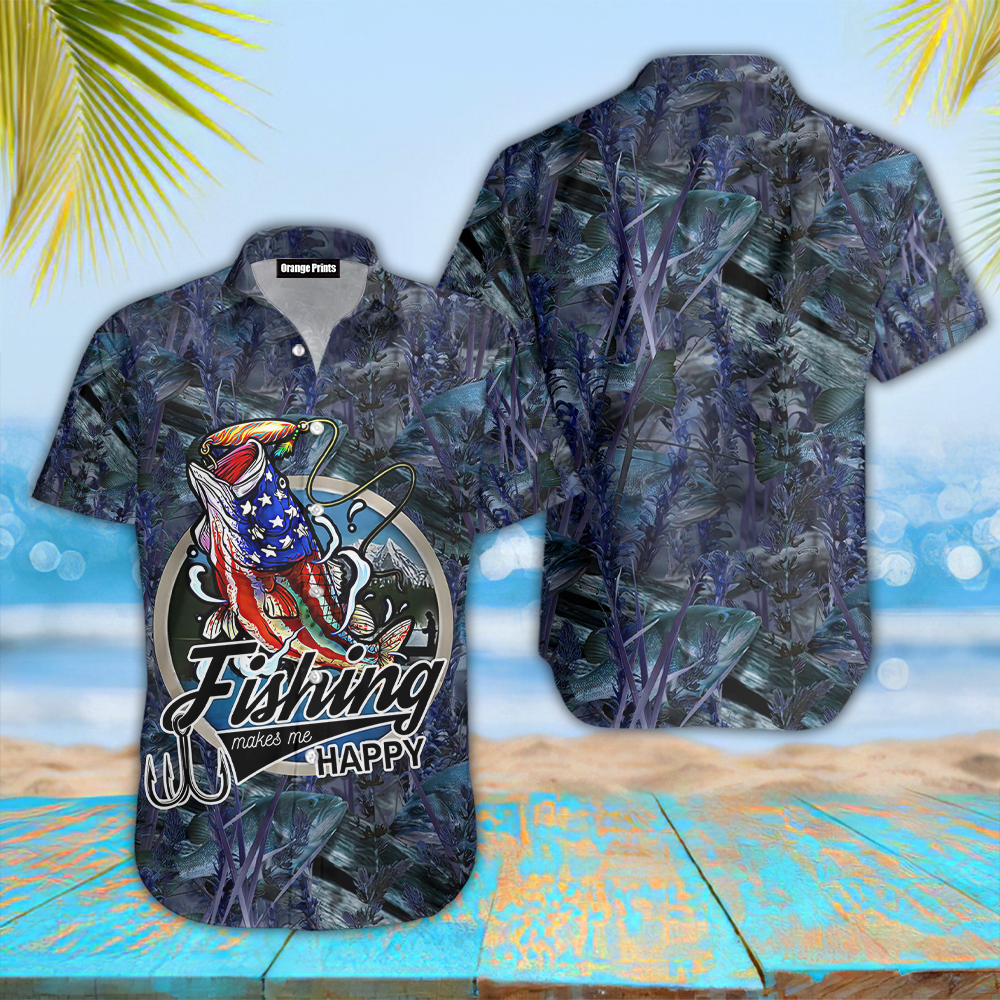 American Bass Fishing Aloha Hawaii Shirts For Men And Women Ha95066