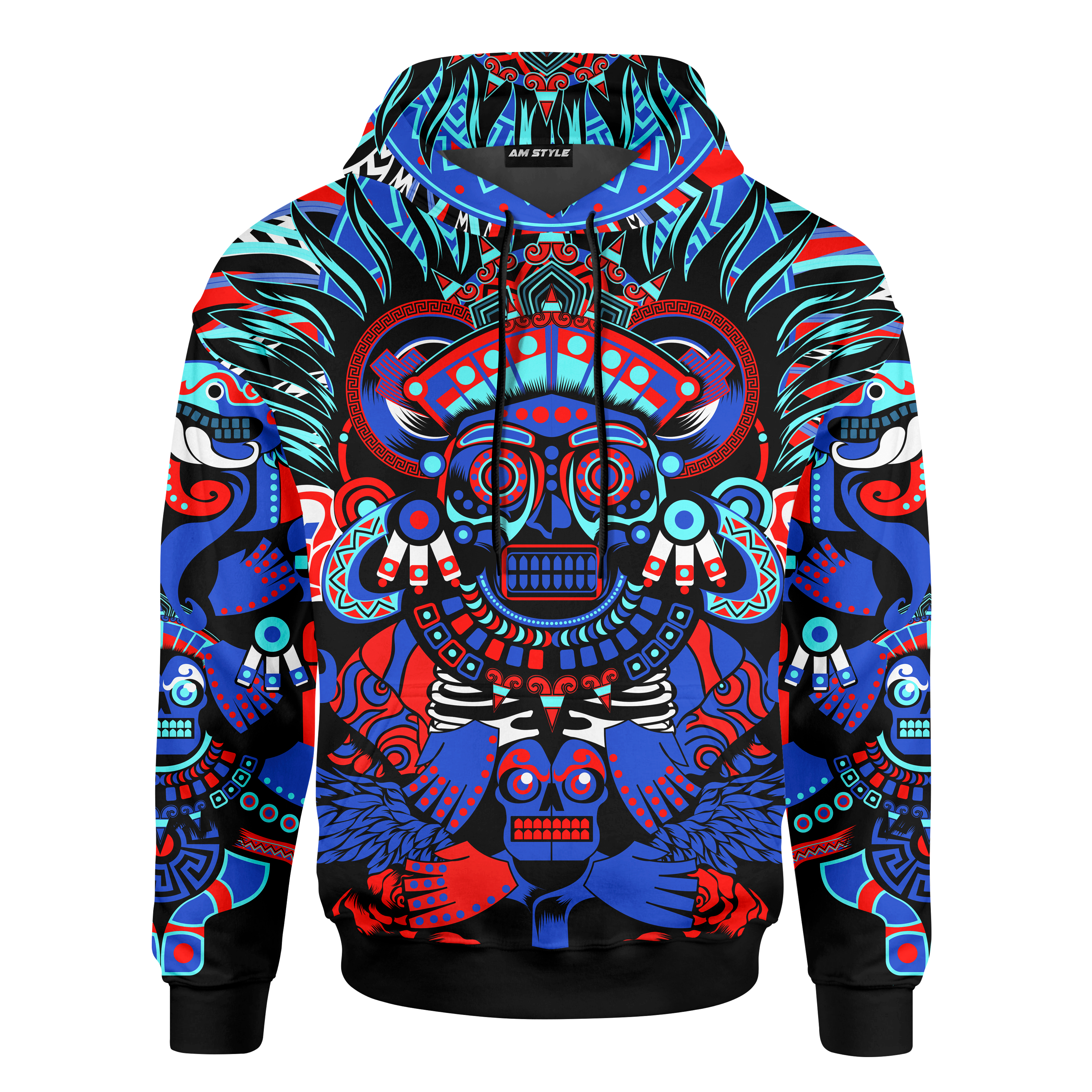 Aztec Queen Of Mictlan Mexican Mural Art Customized 3D All Over Printed Shirt – Am Style Design