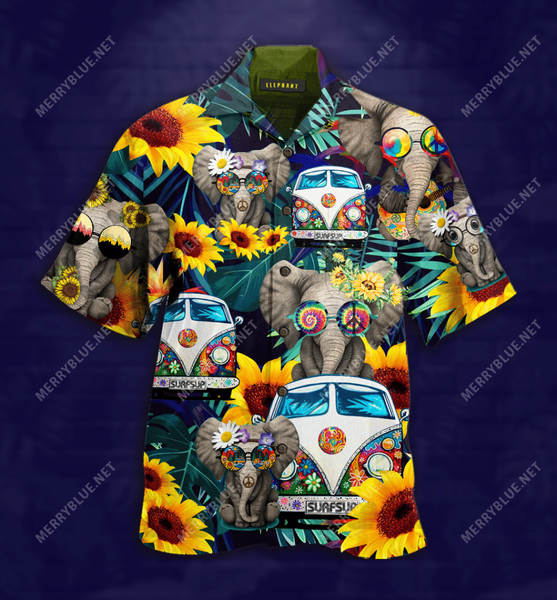 Check Out This Awesome Wonderful Camping Elephant Unisex Hawaii Shirt Ha48962