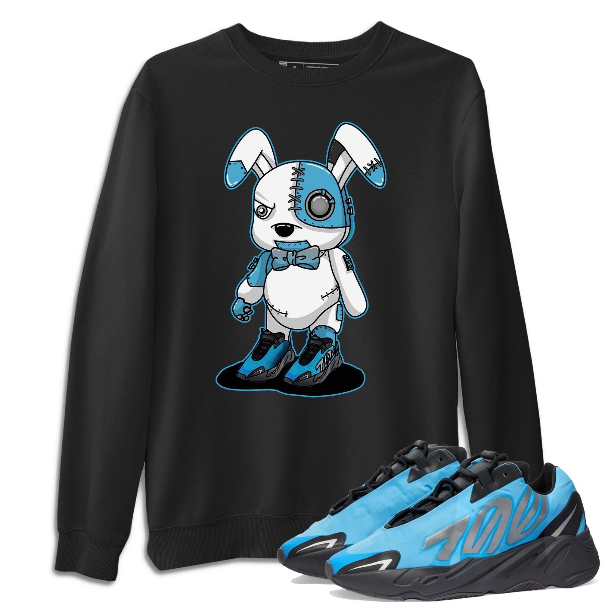 Cyborg Bunny Sweatshirt – Yeezy 700 Bright Cyan