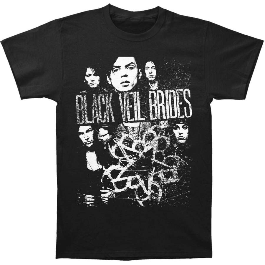 Black Veil Brides Men’s Scratched Away T-Shirt