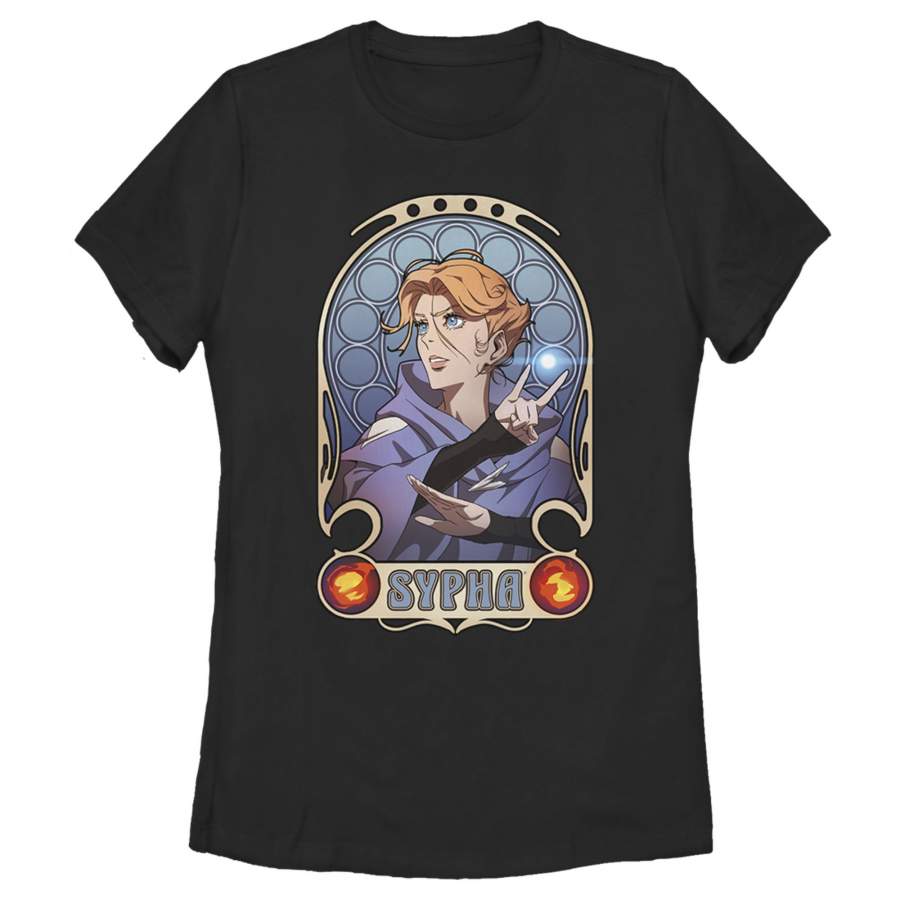 Castlevania Women’s Sypha Classic Portrait  T Shirt