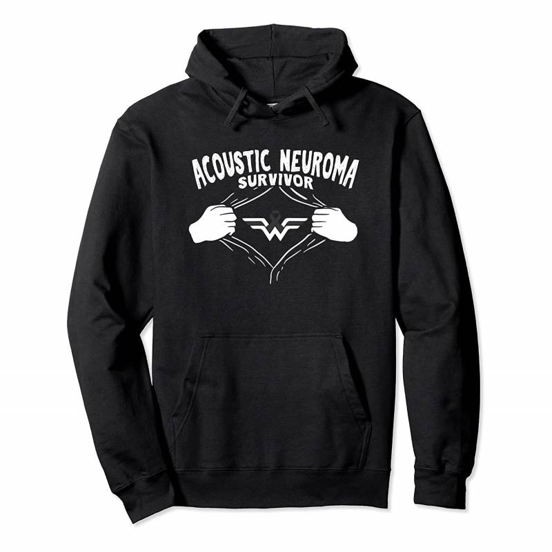 Acoustic Neuroma Survivor Brain Tumor Awareness Pullover Hoodie