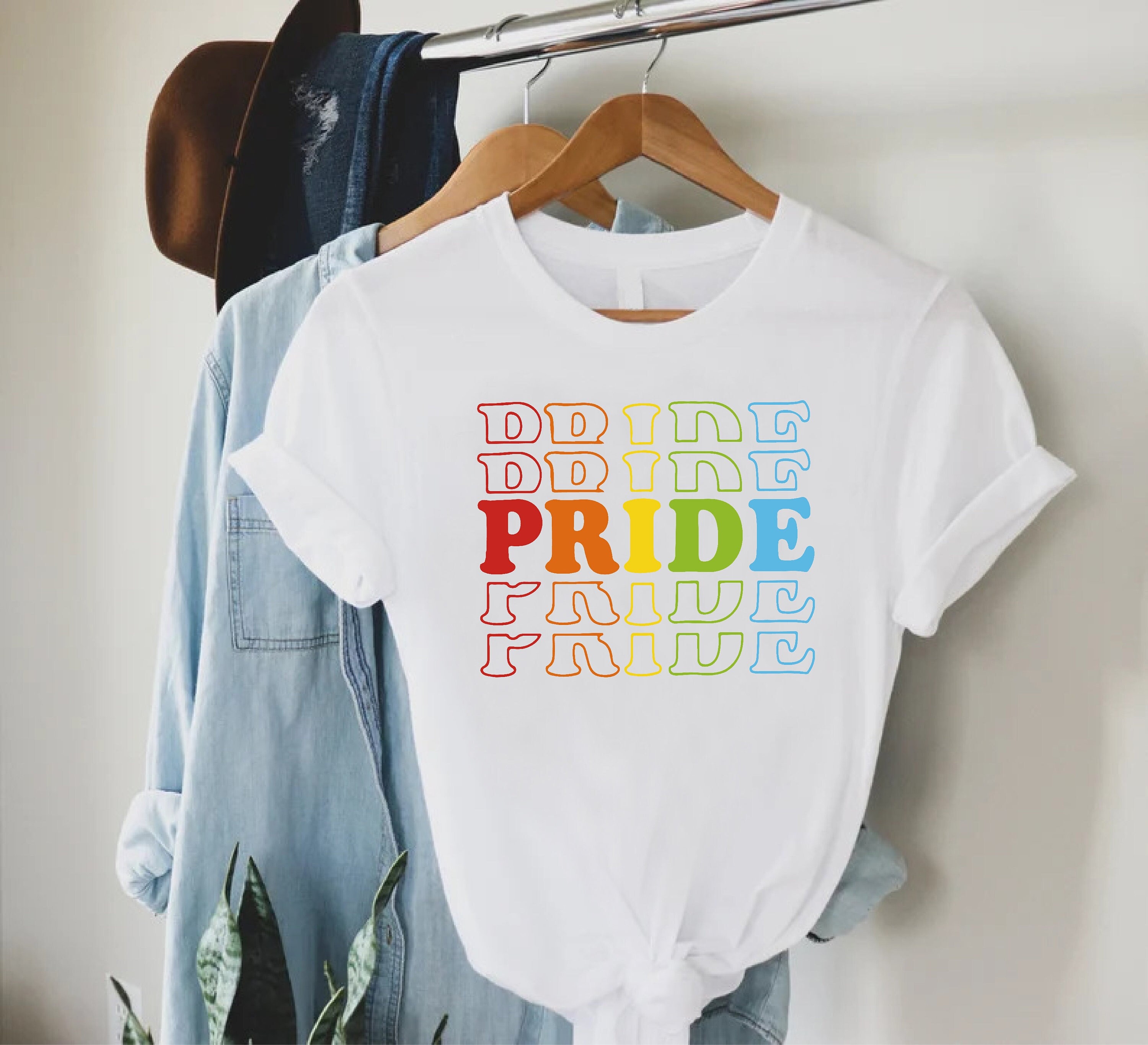 Pride Tee Shirt,Pride Month Shirt,Pride Shirt Lesbian,LGBTQ Shirt,Love is Love,Rainbow T-Shirt,Pride Shirt Ally,Gay Pride Tee,Trans Pride