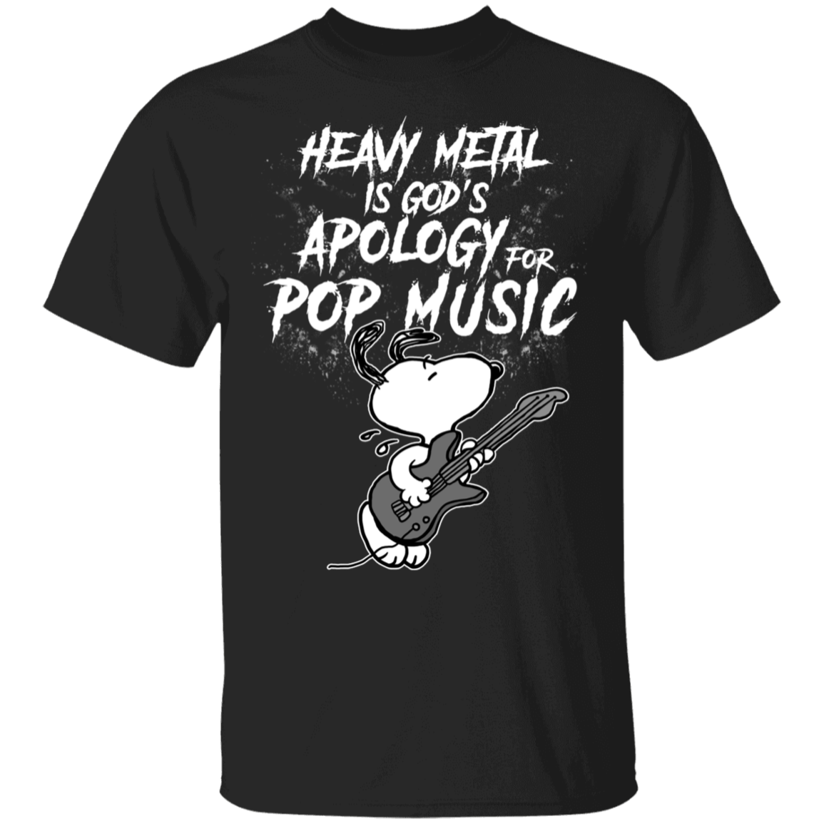 Snoopy Heavy Metal Rock Shirt CC - Emprints Store