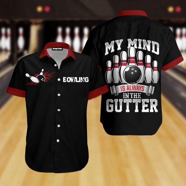 My Mind Is Always In The Gutter Bowling Hawaii Shirt For Men Women Ha39441