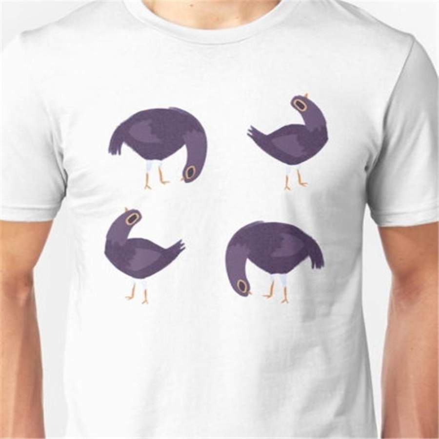 Men’S Fashion Trash Dove Floppy Dove Tee Cotton Shirt Plus Size S-6Xl