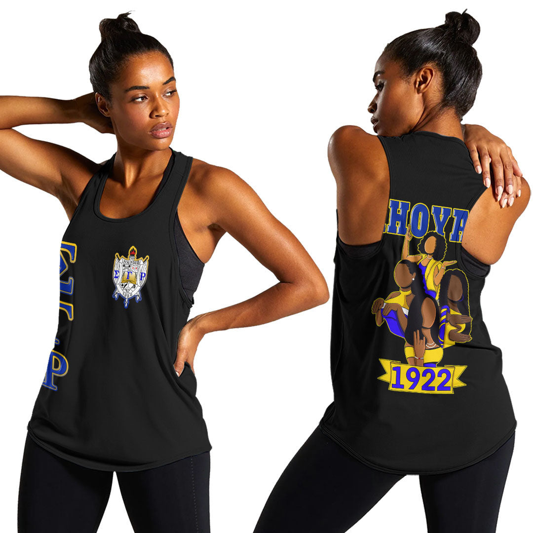 Wonder Print Tank Top – Sigma Gamma Rho Sisterhood Racerback Tank