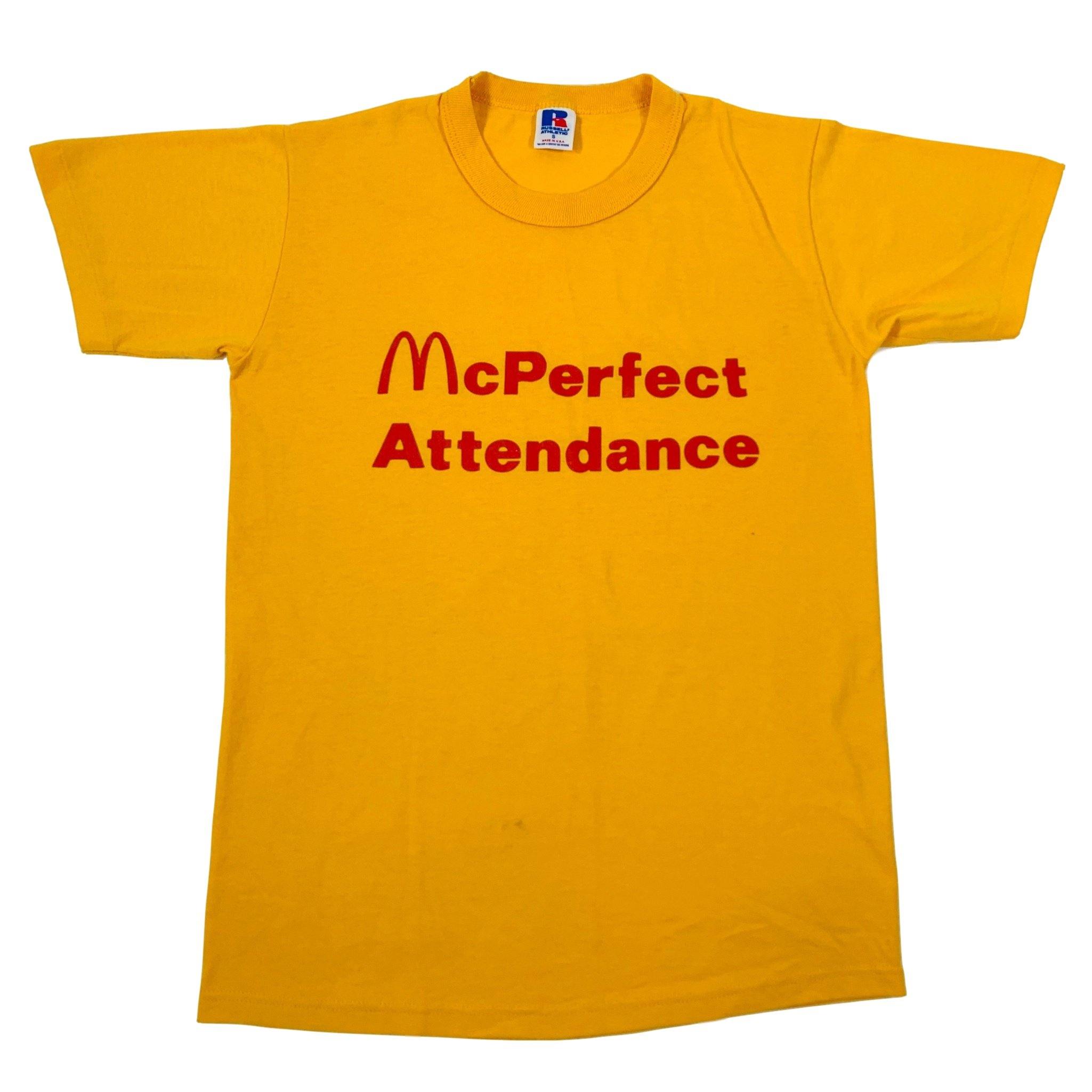 Vintage McDonalds “McPerfect Attendance” T-Shirt