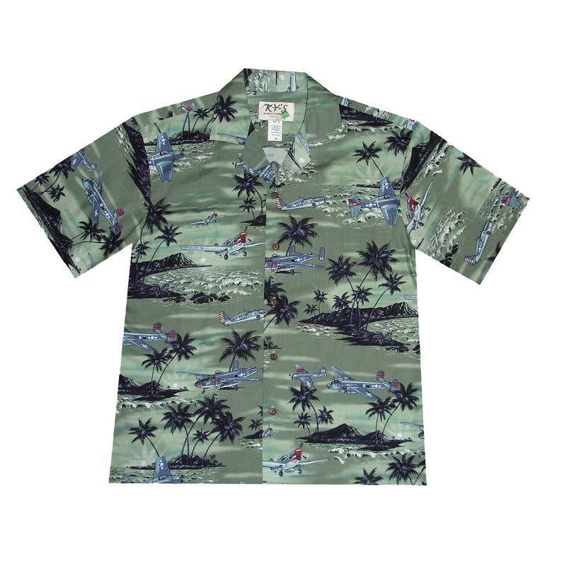 Palm Trees Green Black Amazing Design Hawaii Shirt Ha56540