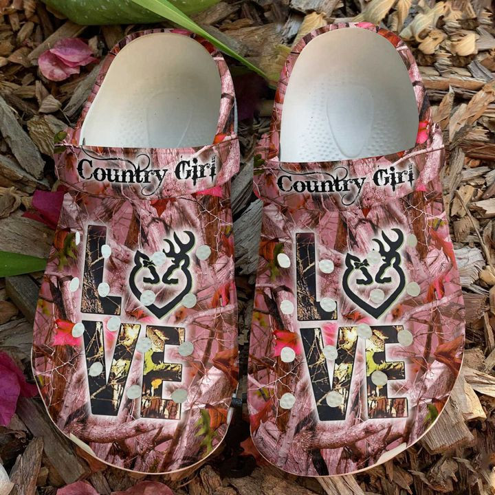 Country Girl Love Crocband Clog Shoes For Men Women