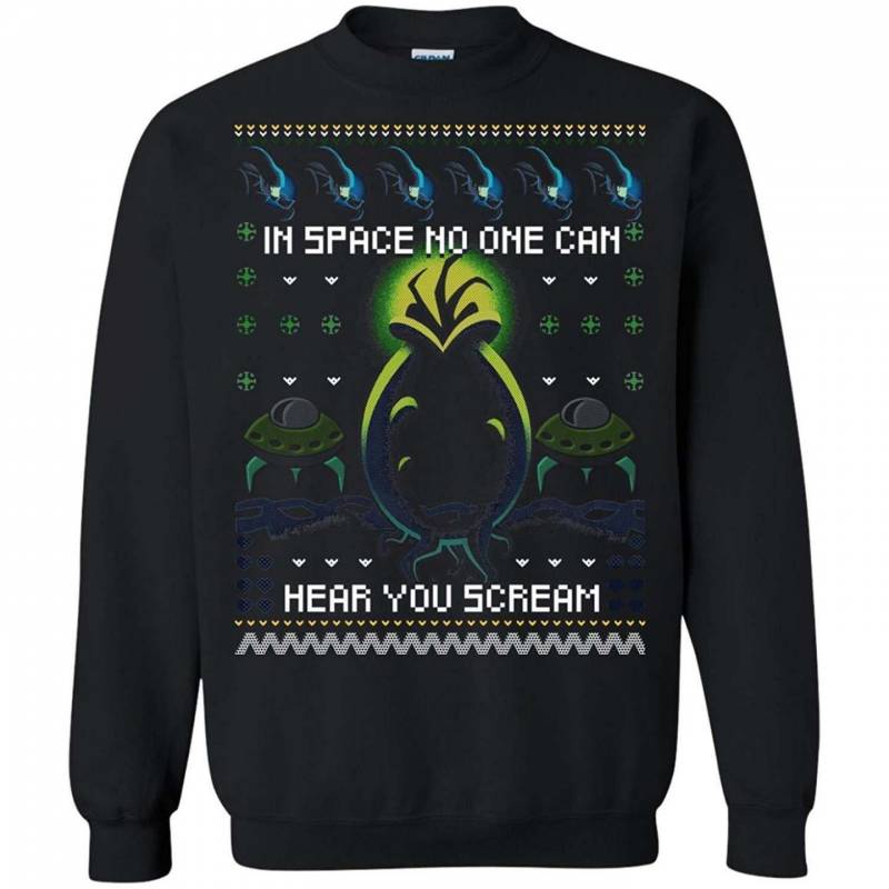 Alien Invader Funny Alien Ugly Christmas Sweater