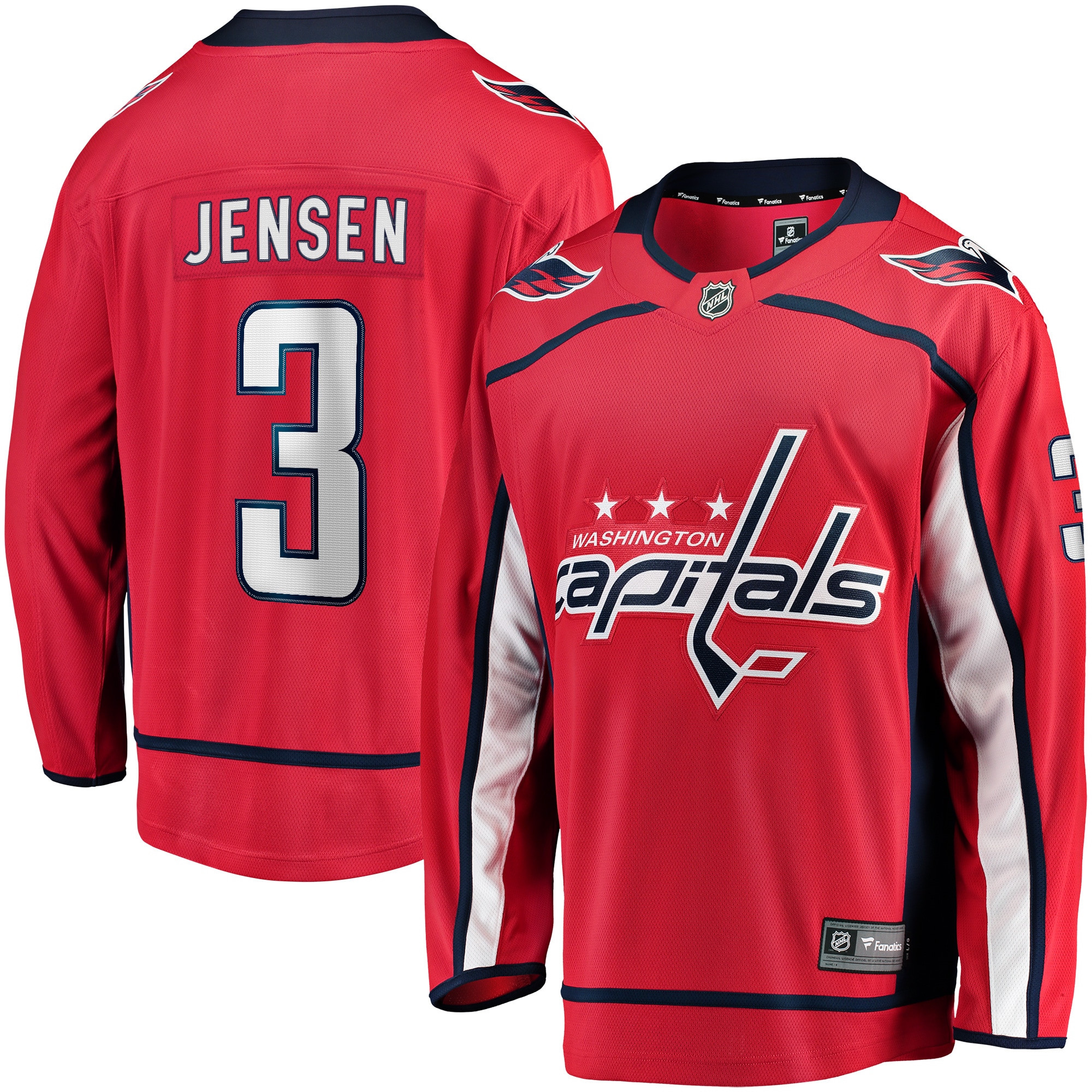 Men's Washington Capitals Nick Jensen Red Player Jersey