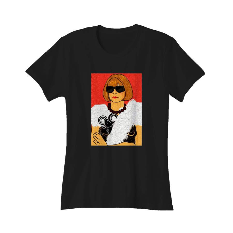 Anna Wintour Tribute To Celebrities Illustrated Women’s T-Shirt