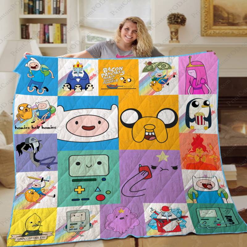 [TA] – Adventure Time Quilt Blanket Ver 3