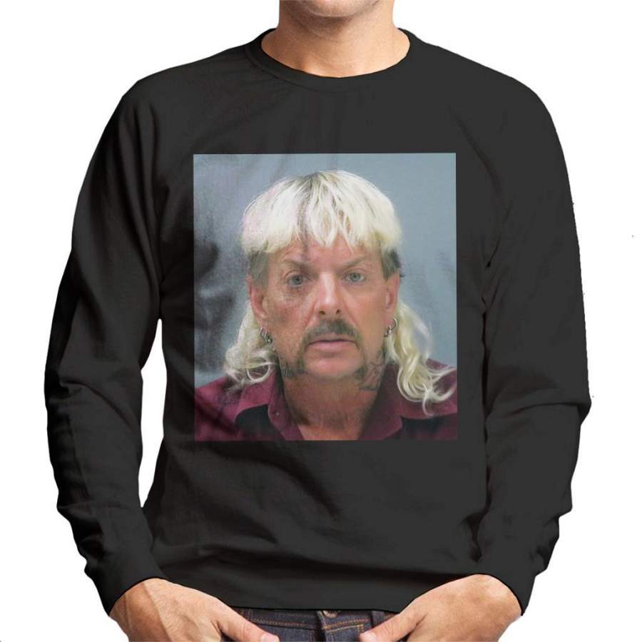 Tiger King Joe Exotic Mugshot Men’s Sweatshirt