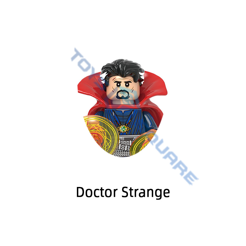 The Vision Quick Doctor Speed Strange Witch Silver Spectrum Wiccan Agnes Model Building Blocks MOC Bricks Set Gifts Toys alx
