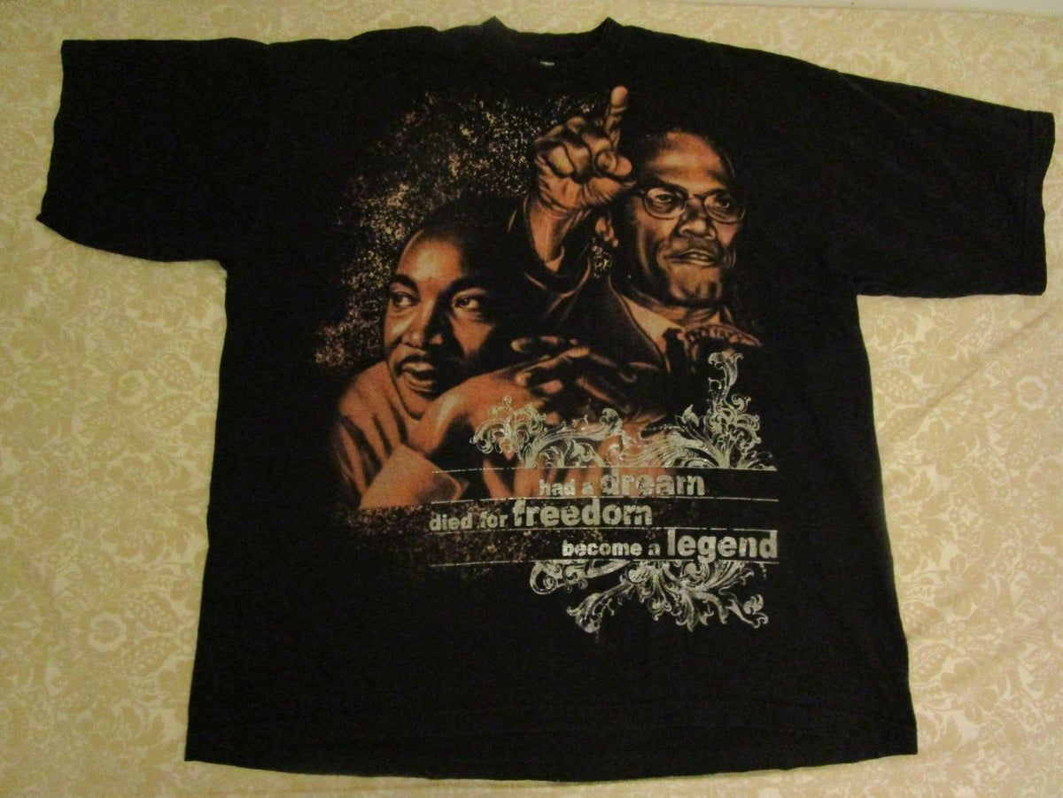 Vintage Malcolm X Mlk Raptee 3 Shirt