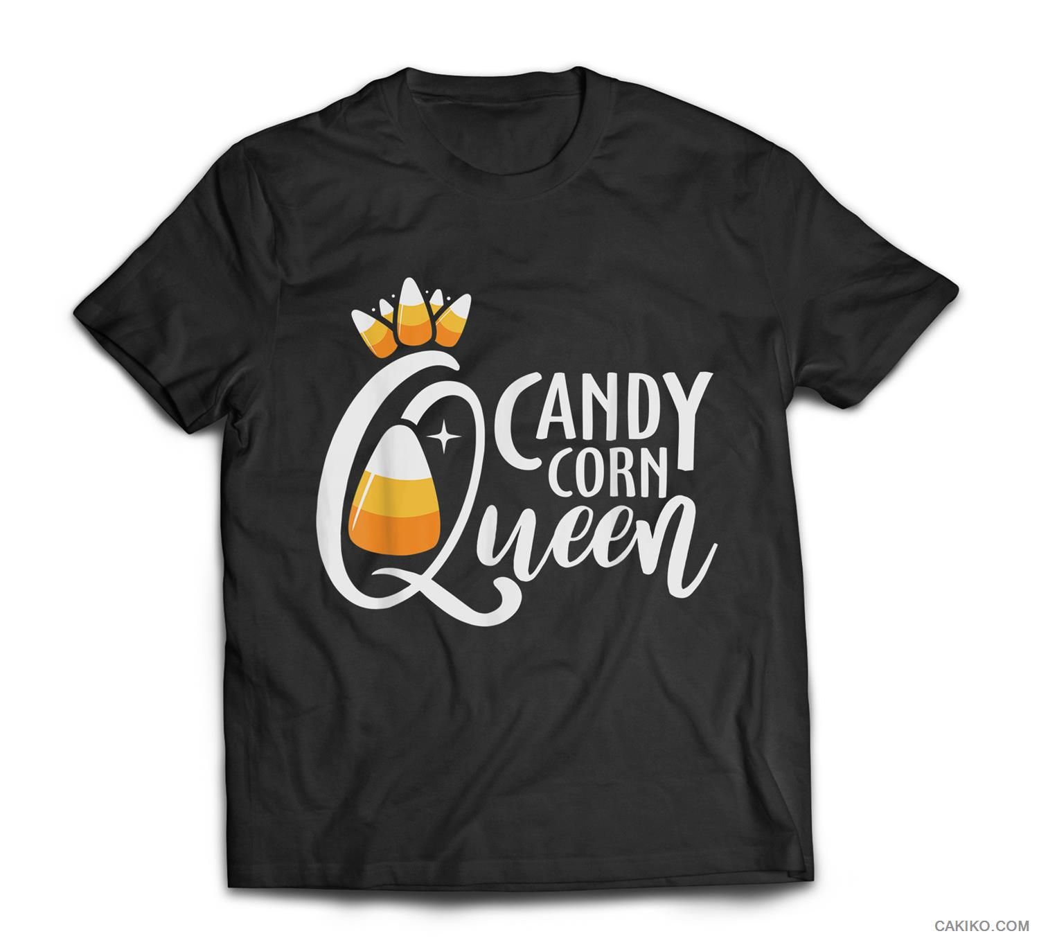 Candy Corn Queen Funny Halloween Costume Gift T-Shirt