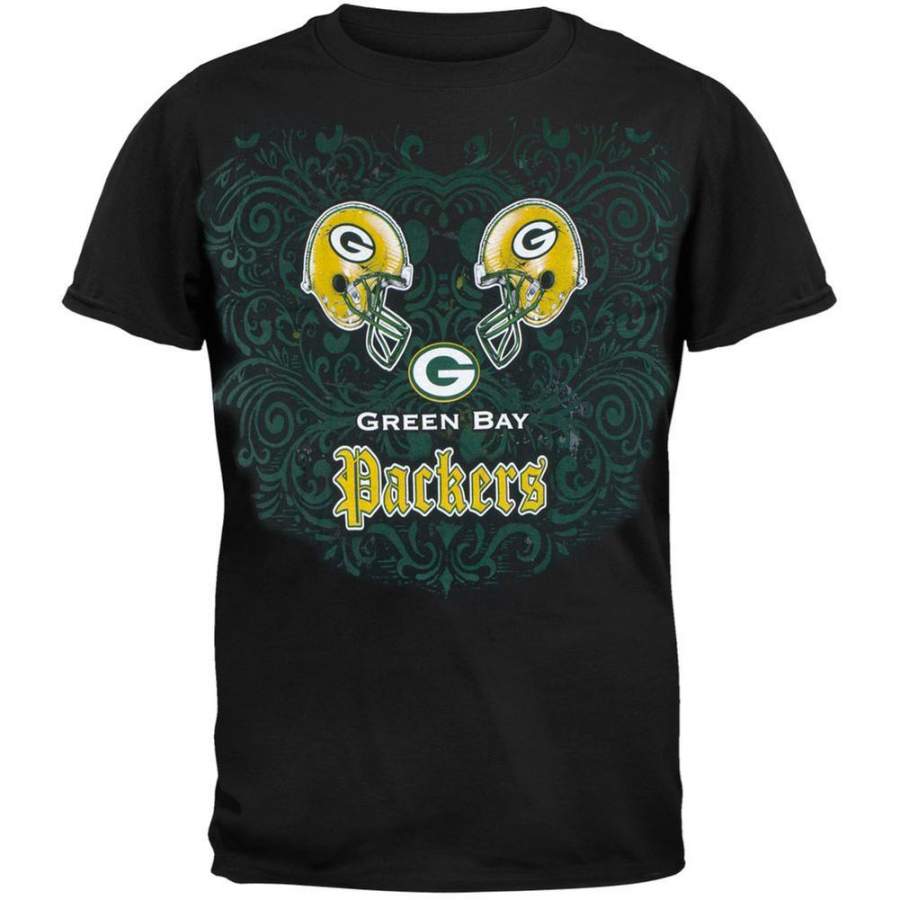 Green Bay Packers – Face Off Adult T-Shirt