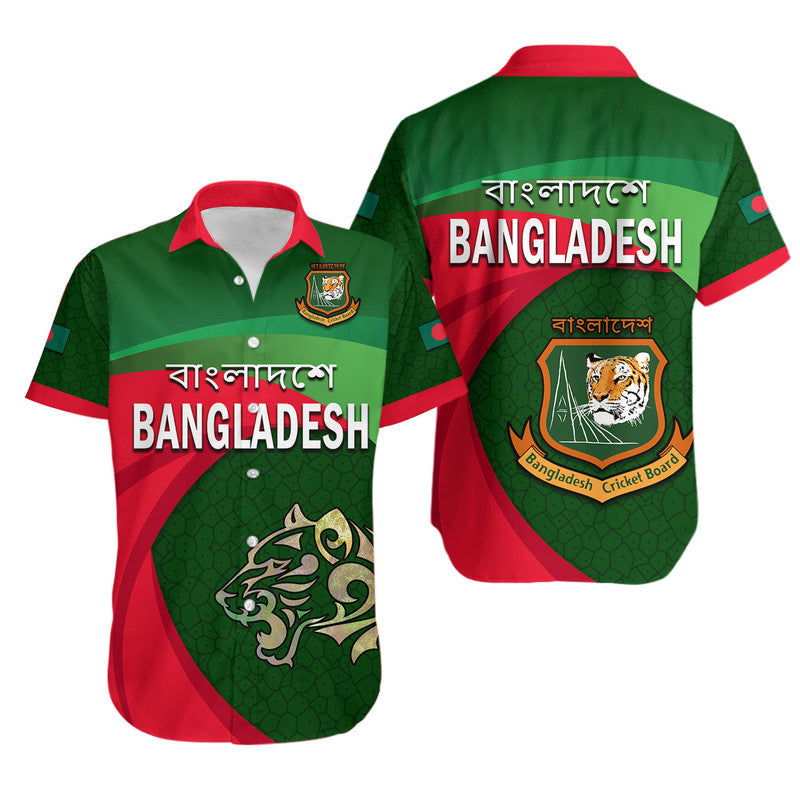 Bangladesh Cricket Team Hawaiian Shirt Bangla Tigers Simple Lt9