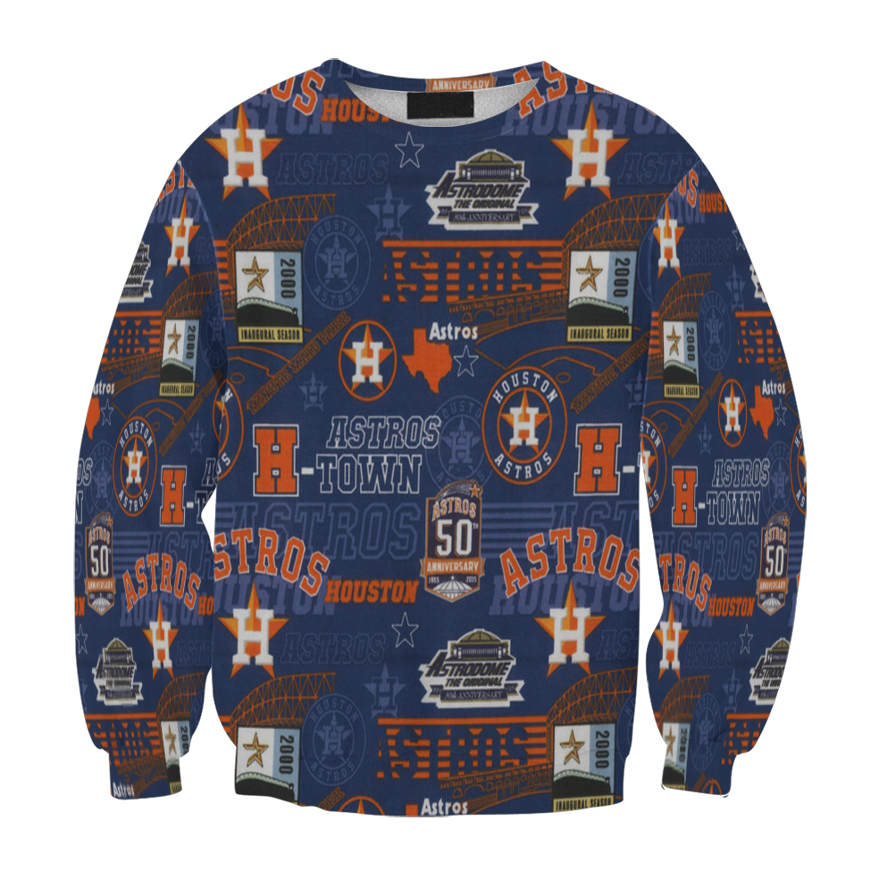 Houston Astros Emblem V13 Gift For Fan 3D Full Printing Sweatshirt