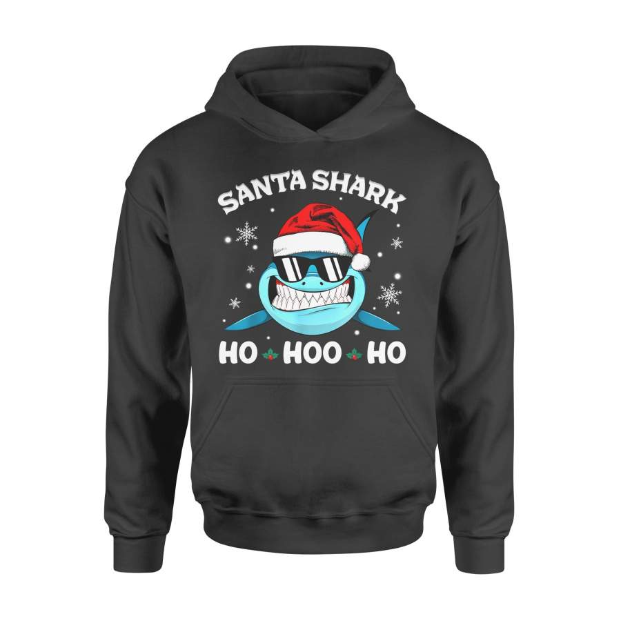 Christmas gift idea Funny Shark Xmas SantaMerry Sharkmas T-Shirt – Standard Hoodie