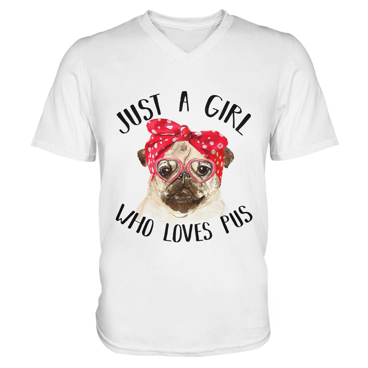 Pug Lovers Shirt 01 Ez01 1009 Men V-Neck T-Shirt