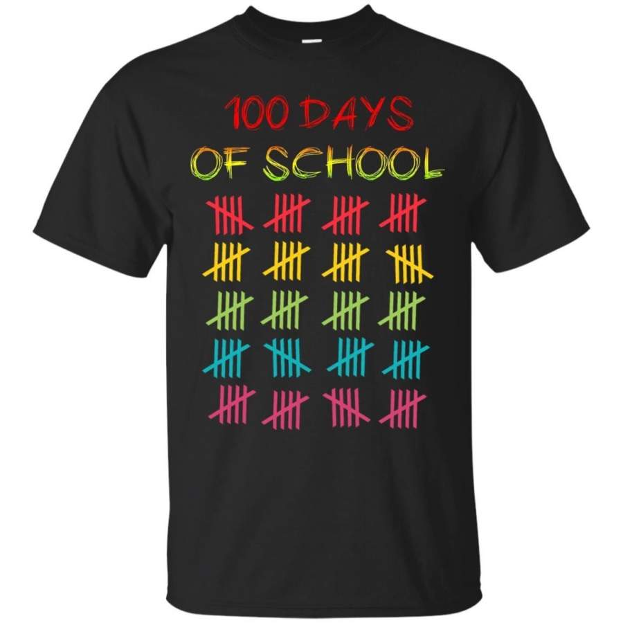 AGR 100 Days Of School Funny Kids t shirt