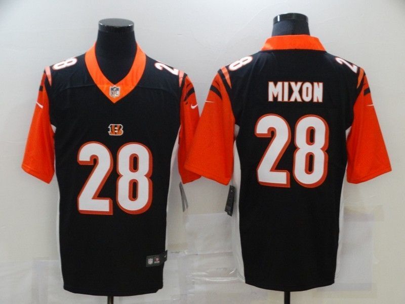 Cincinnati Bengals Joe Mixon #28 NFL 2020 Black Jersey Jersey