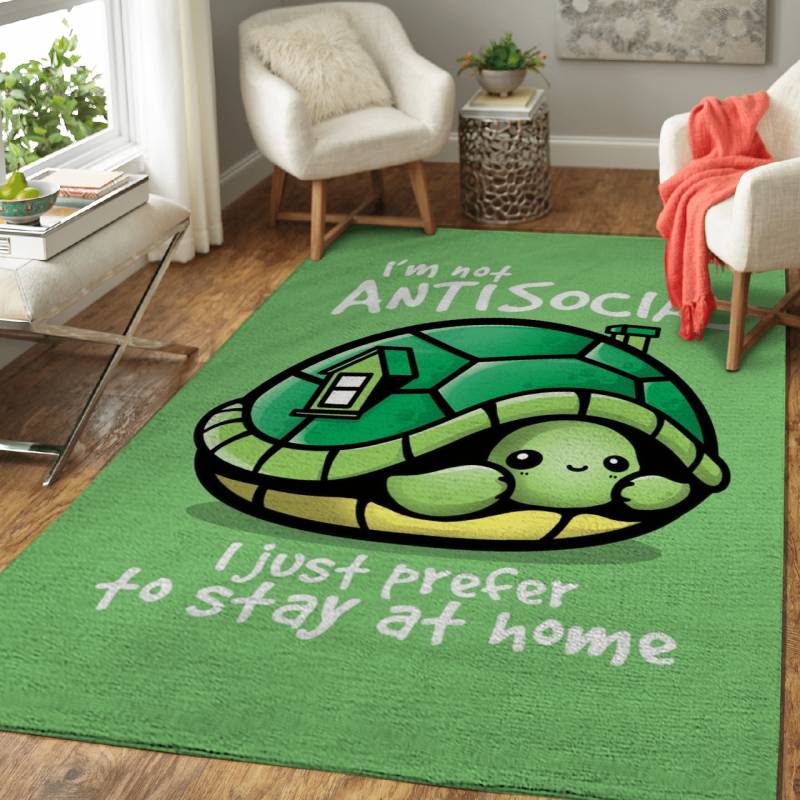 I’m not antisocial, I just prefer to stay at home – Animals Area Rug Carpet