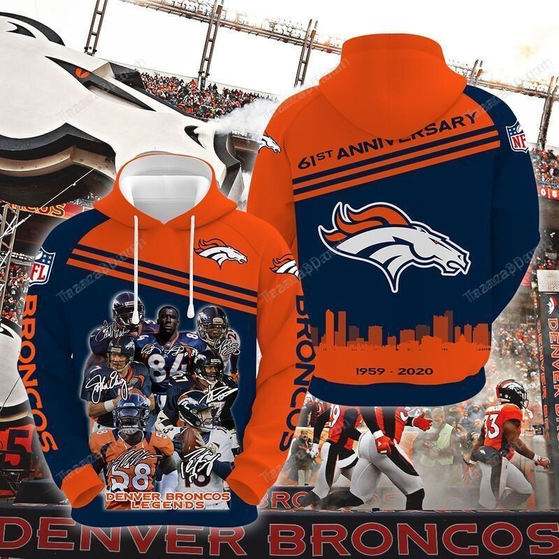 Denver Broncos 3D Full Printed 3002