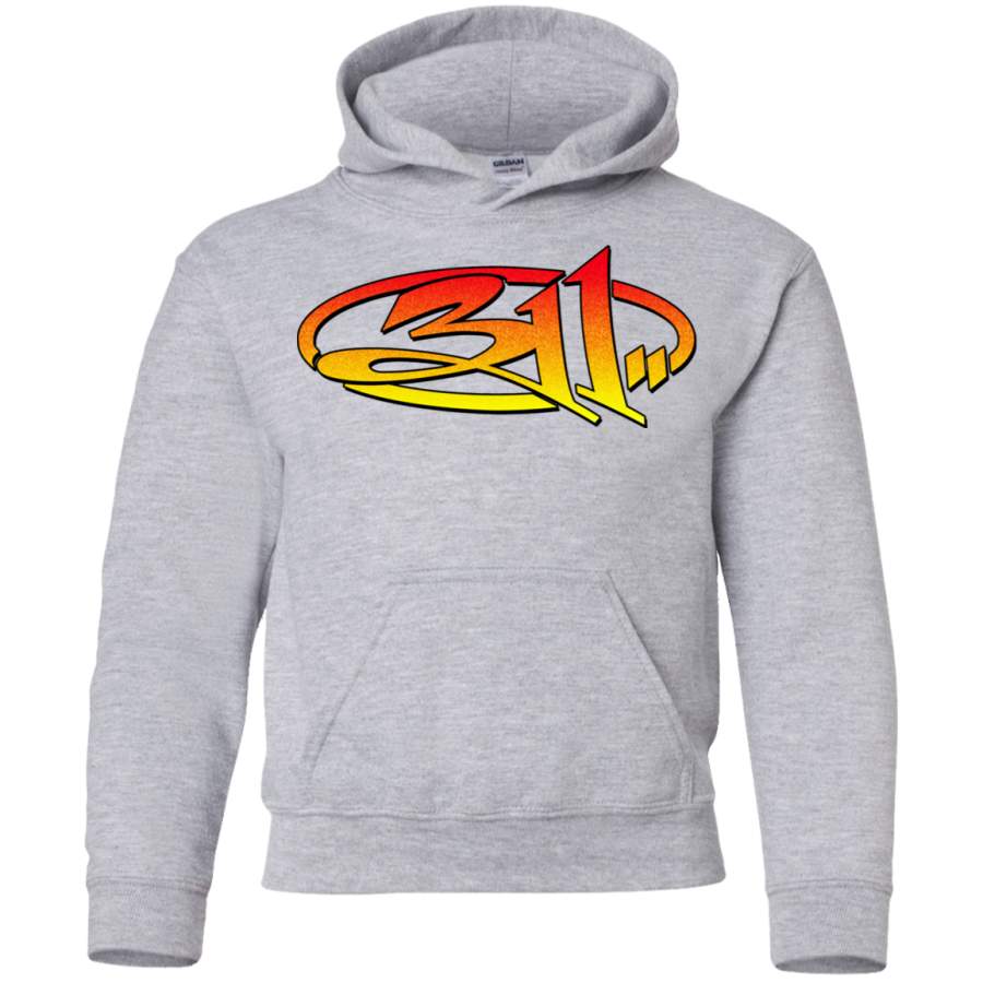 AGR 311 Band Logo Youth Pullover Hoodie