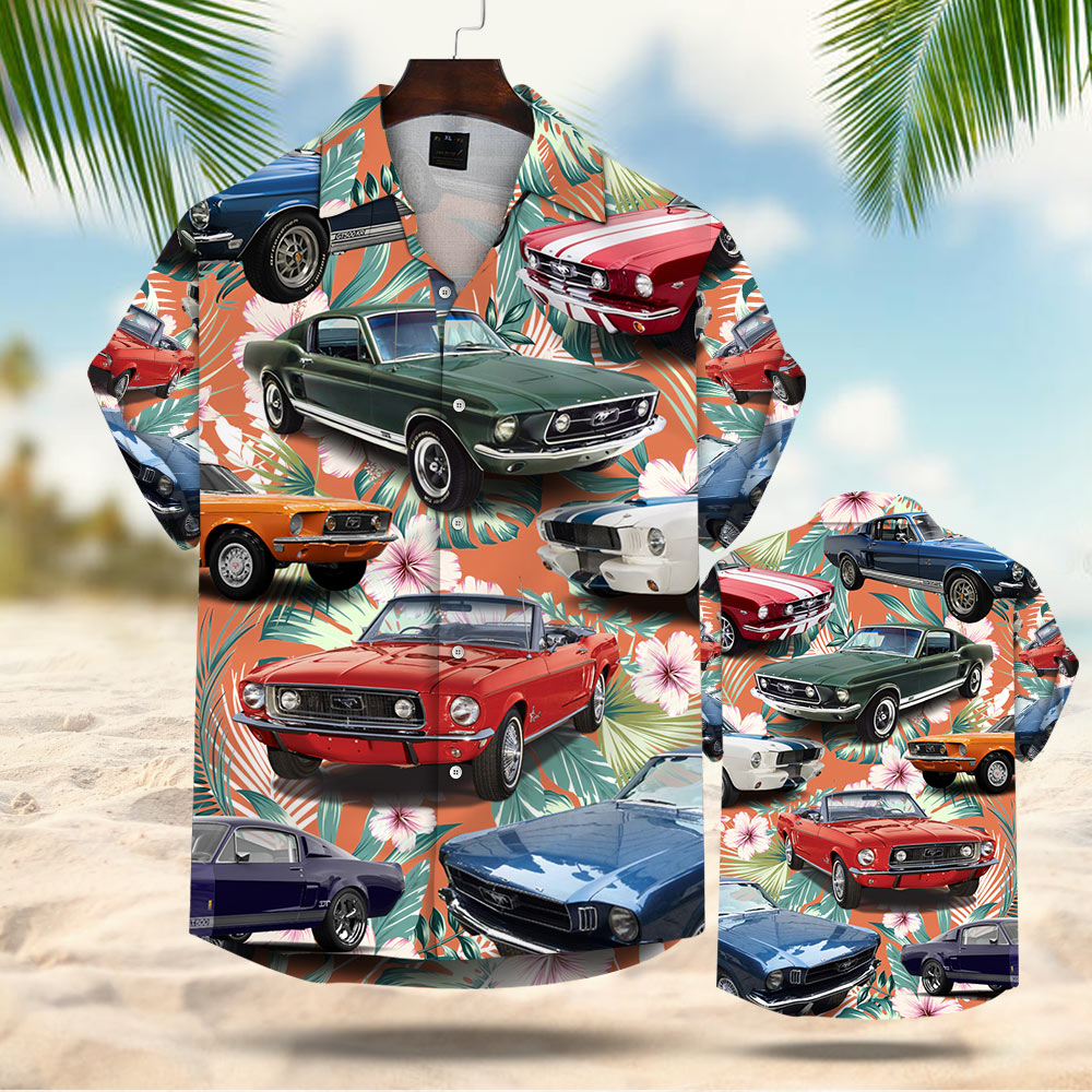 Muscle Car Hawaiian Shirt Vr6 Phts