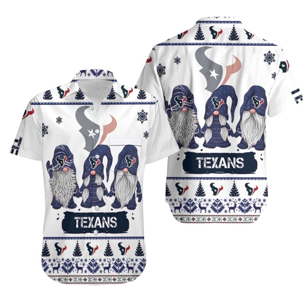 Christmas Gnomes Houston Texans Ugly Sweatshirt Hawaii Shirt Ha13841