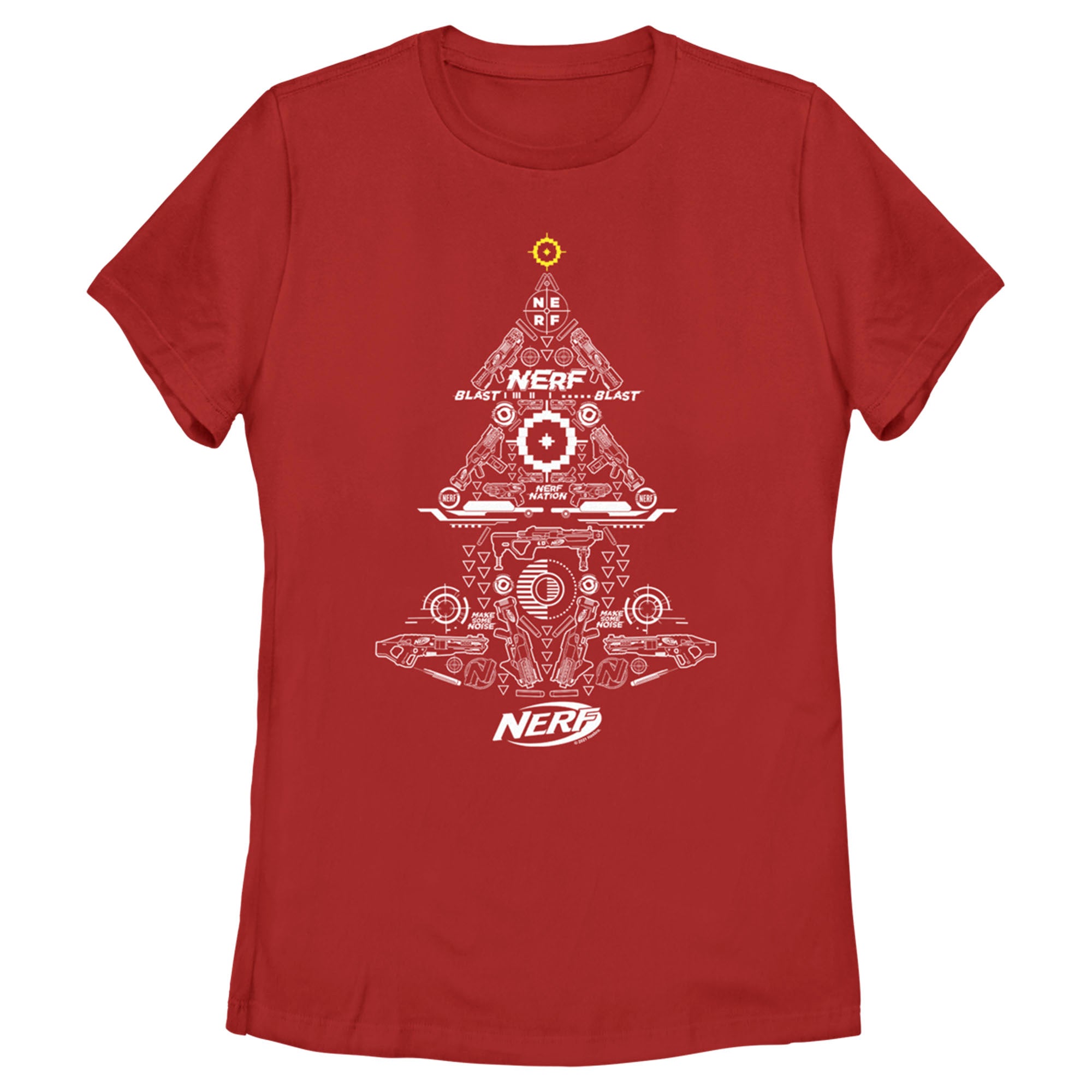 Nerf Women’S Nerf Christmas Tree  T-Shirt